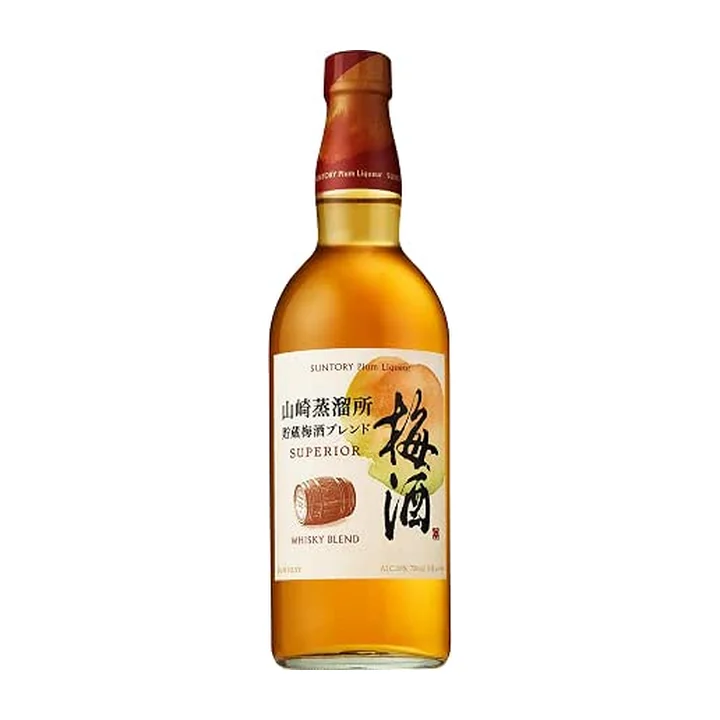 山崎蒸溜所貯蔵梅酒ブレンド スーペリア 750mlの商品ボトル