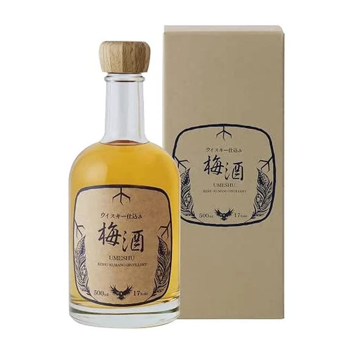 紀州熊野蒸溜所 ウイスキー仕込みの梅酒 500mlの商品ボトル
