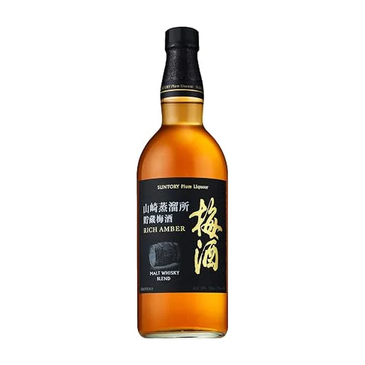 山崎蒸溜所貯蔵梅酒 リッチアンバー 750mlの商品ボトル